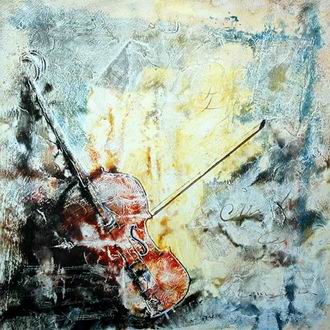 Musical Instrument oil painting